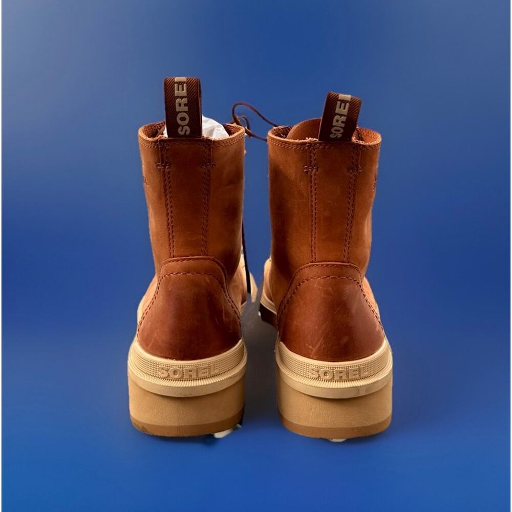 Sorel Women’s NL4879-265 Brown Leather Lace Up Ankle Boots Size 7 - Picture 2 of 7